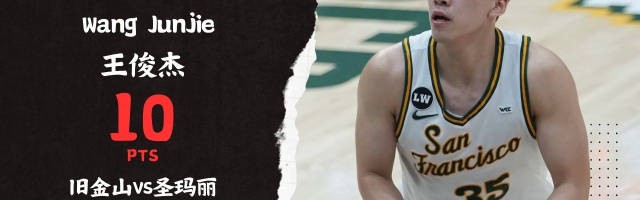 U球直播官网-连续两场比赛得分上双！王俊杰命中两记三分得到10分1篮板1抢断